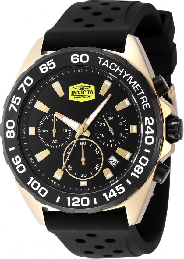 Invicta Racing Quartz Green Dial Analog Watch For Gents - 47769