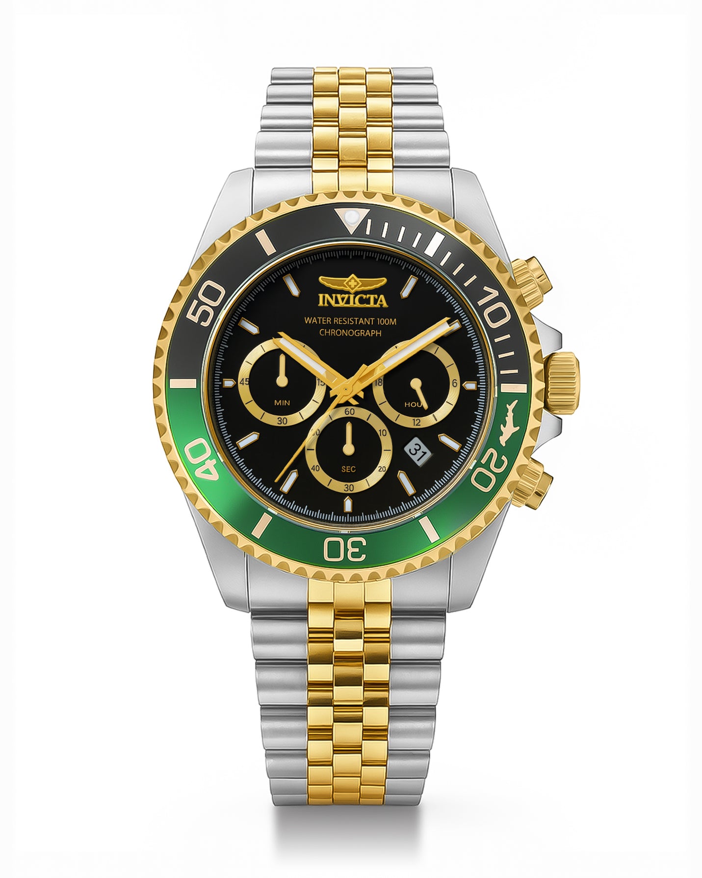 Invicta Pro Diver Quartz Black Dial Watch For Gents - 48116