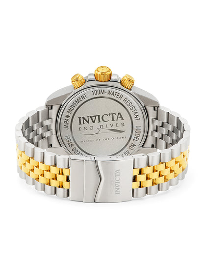 Invicta Pro Diver Quartz Black Dial Watch For Gents - 48116