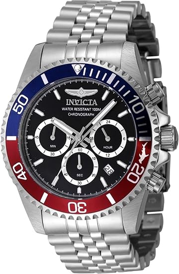 Invicta Pro Diver Quartz Black Dial Analog Watch For - Gents 48117