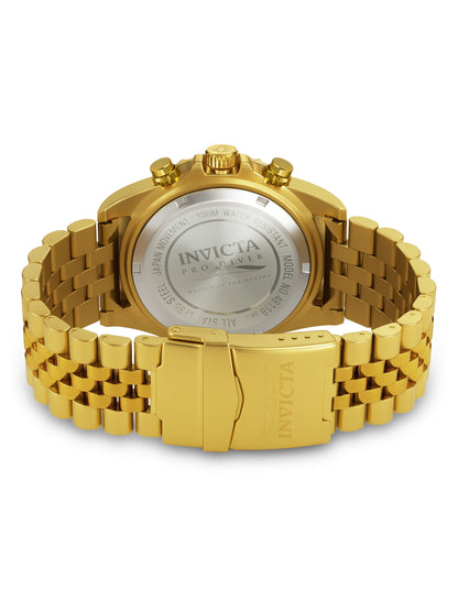 Invicta Pro Diver Quartz Gold Dial Watch For Gents - 48118