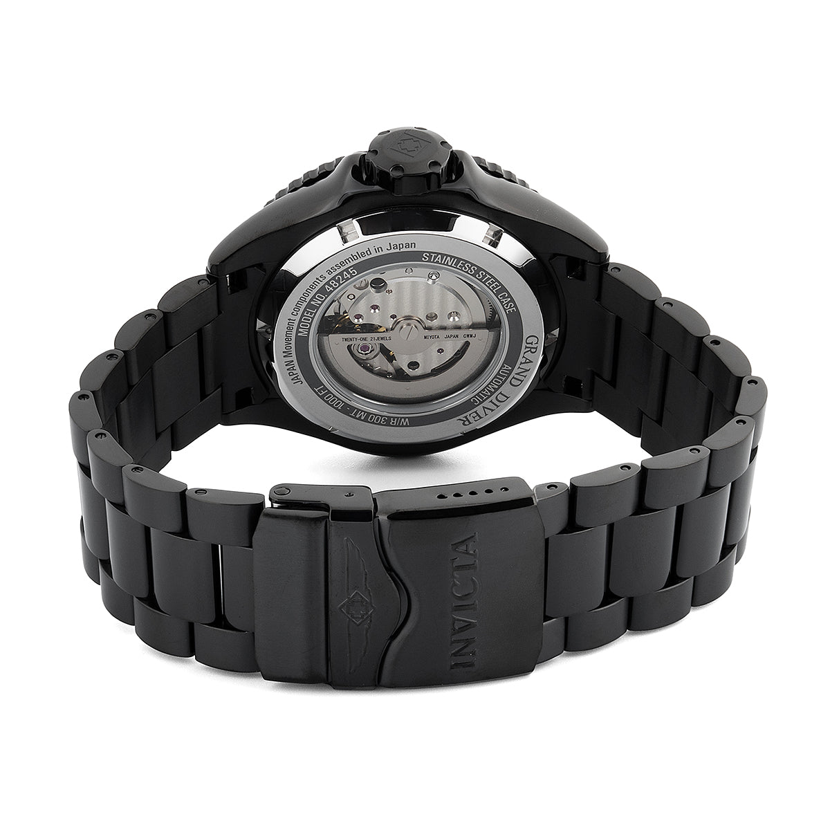 Invicta Grand Diver Automatic Black Dial Analog Watch For - Gents 48245