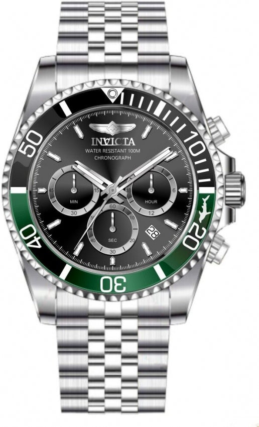 Invicta Pro Diver Quartz Black Dial Analog Watch For - Gents 48380