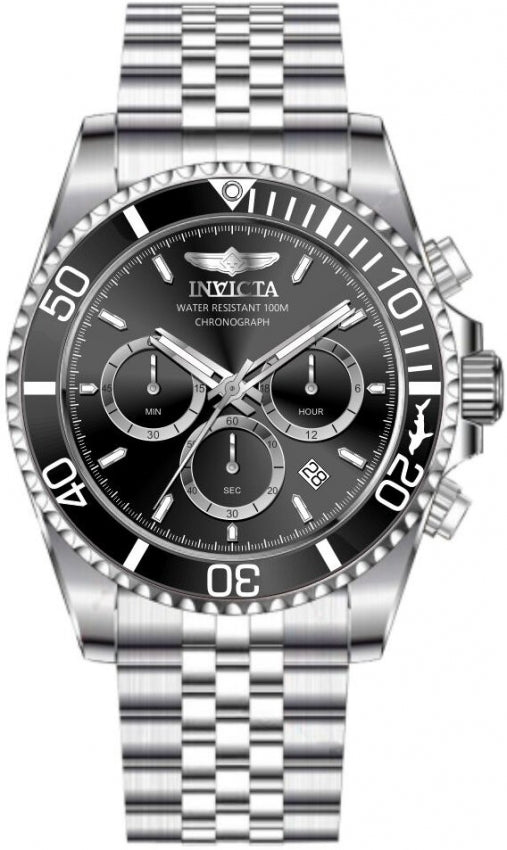 Invicta Pro Diver Quartz Black Dial Analog Watch For - Gents 48381