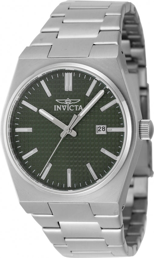 Invicta Speedway Zager Exclusive Quartz Caliber PC32 Movement Green Dial Analog Watch For - Gents 48392