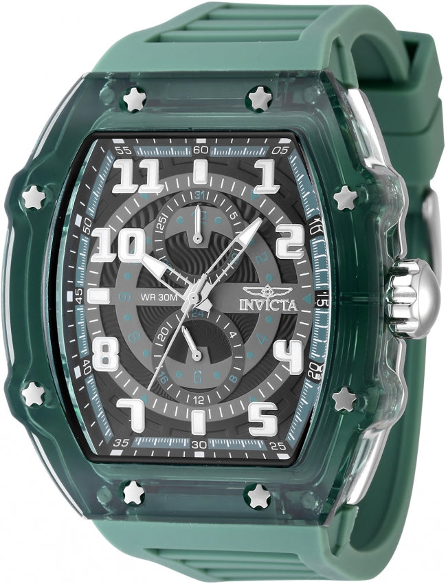 Invicta Racing Quartz Black Dial Analog Watch For Gents - 48445
