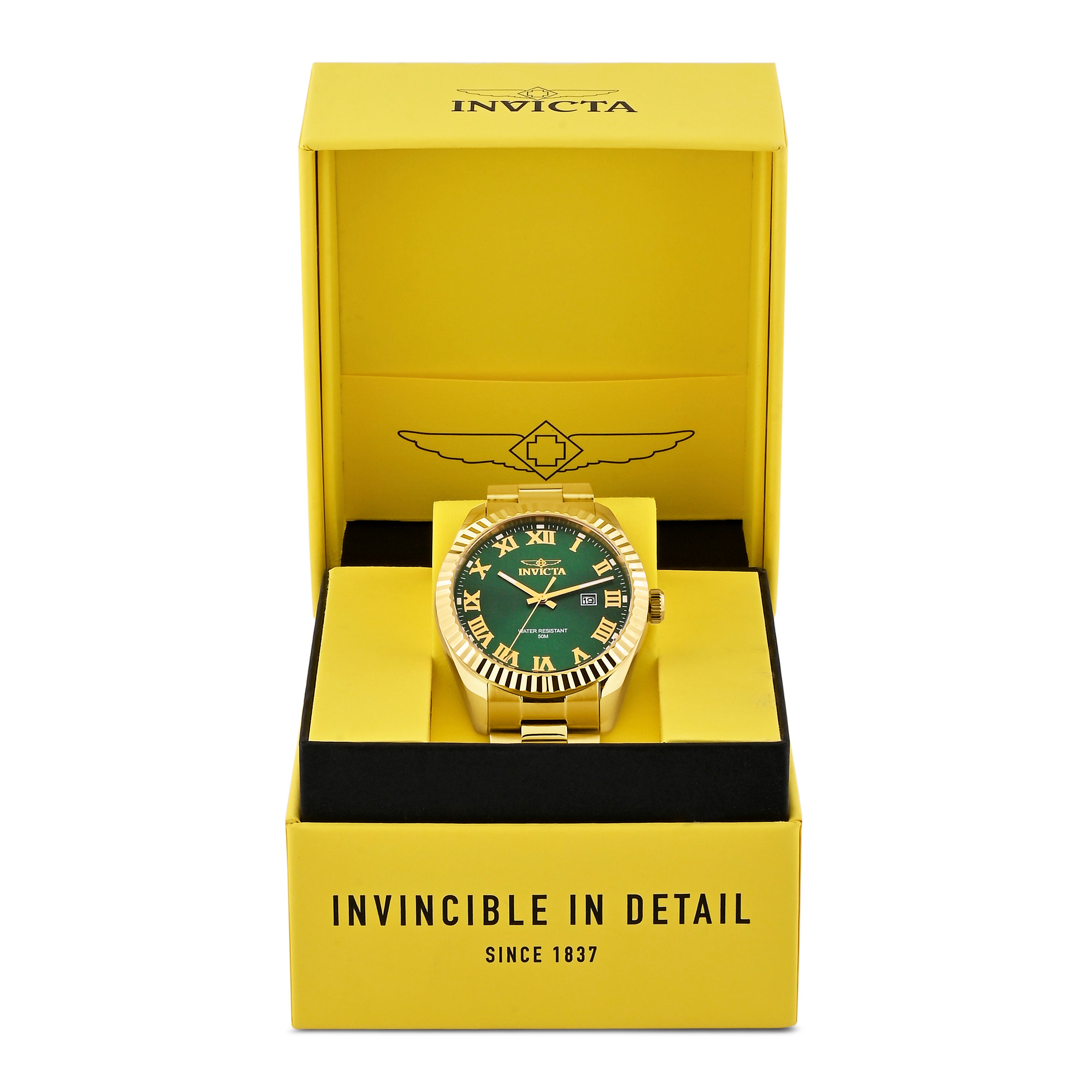 Invicta Specialty Quartz Green Dial Analog Watch for Men - 48548