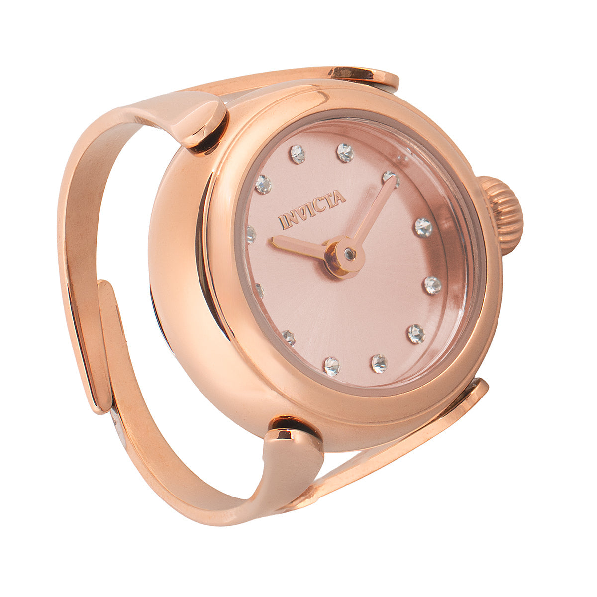 Invicta  Rose Gold  Finger Ring Watch For - Ladies 48575
