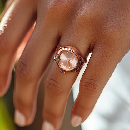 Invicta  Rose Gold  Finger Ring Watch For - Ladies 48575