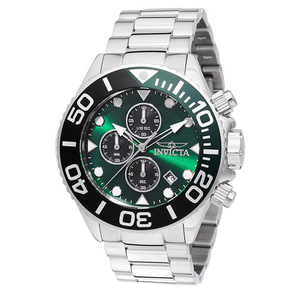 Invicta Grand Diver Quartz Black, Green Dial Analog Watch For - Gents 48586