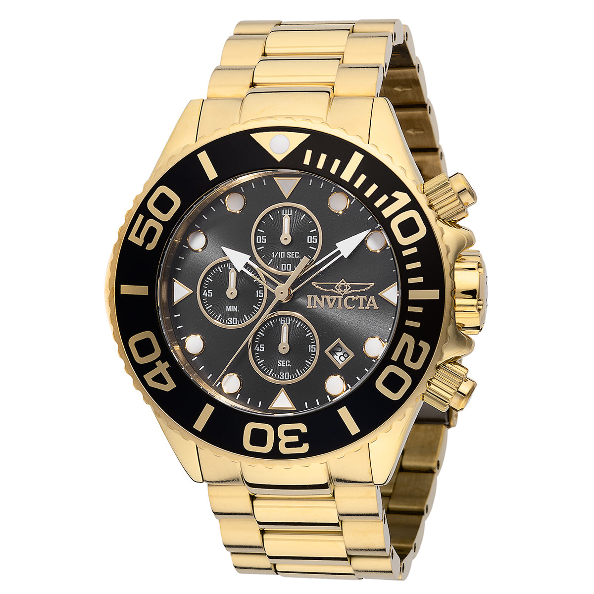 Invicta Grand Diver Quartz Black Dial Analog Watch For - Gents 48592