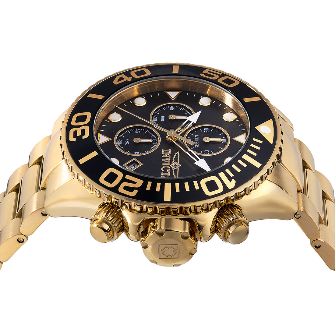 Invicta Grand Diver Quartz Black Dial Analog Watch For - Gents 48592