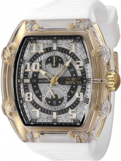 Invicta Invicta Racing Quartz White, Grey Dial Analog Watch For - Gents 48712
