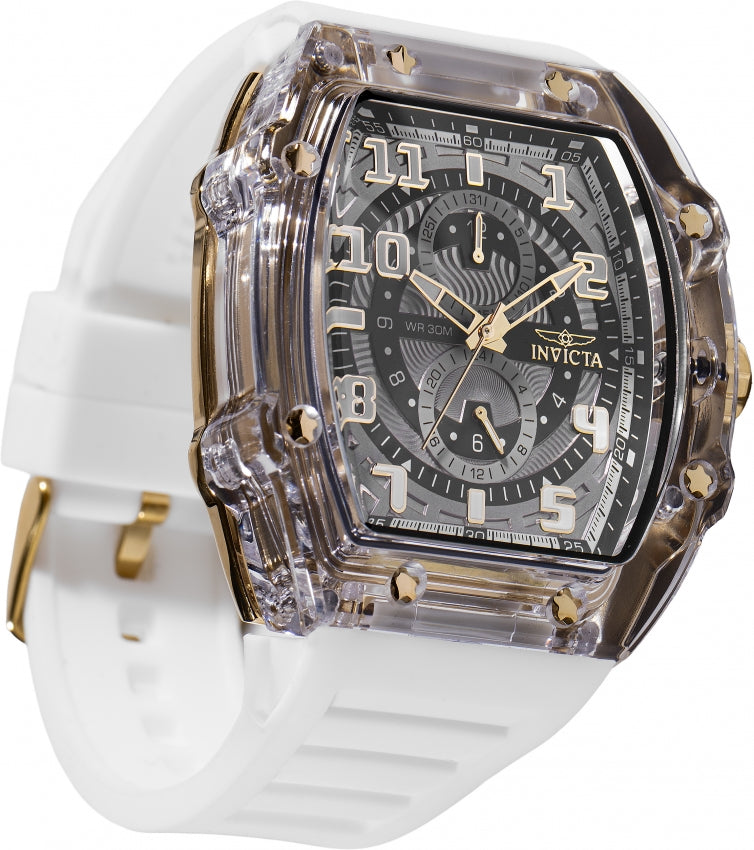 Invicta Invicta Racing Quartz White, Grey Dial Analog Watch For - Gents 48712