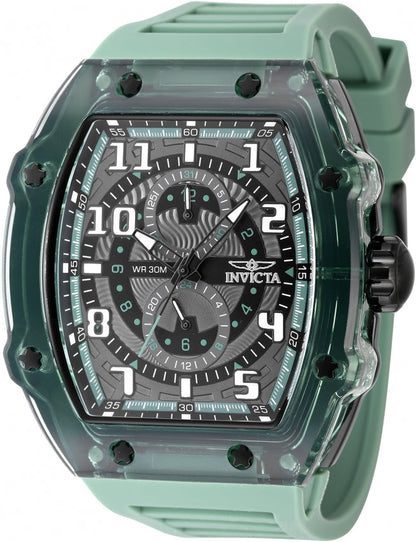 Invicta Invicta Racing Quartz Green, Dark Grey Dial Analog Watch For - Gents 48717