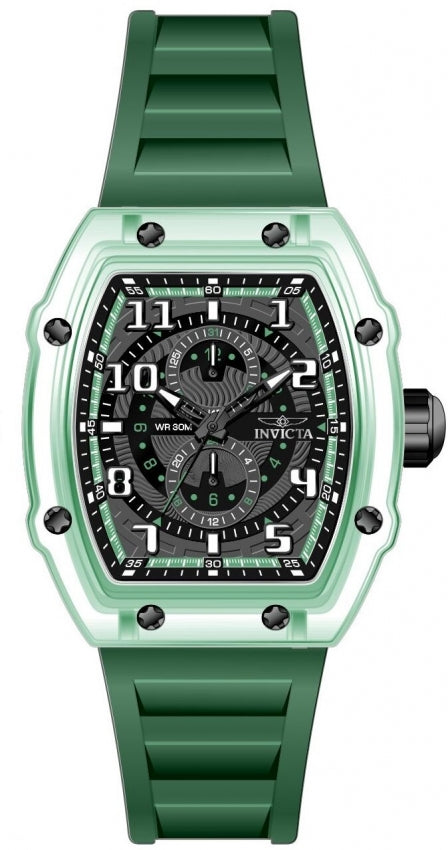 Invicta Invicta Racing Quartz Green, Dark Grey Dial Analog Watch For - Gents 48717