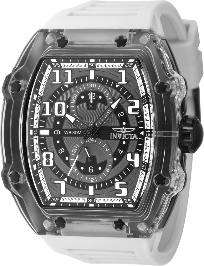 Invicta Invicta Racing Quartz White, Dark Grey Dial Analog Watch For - Gents 48719