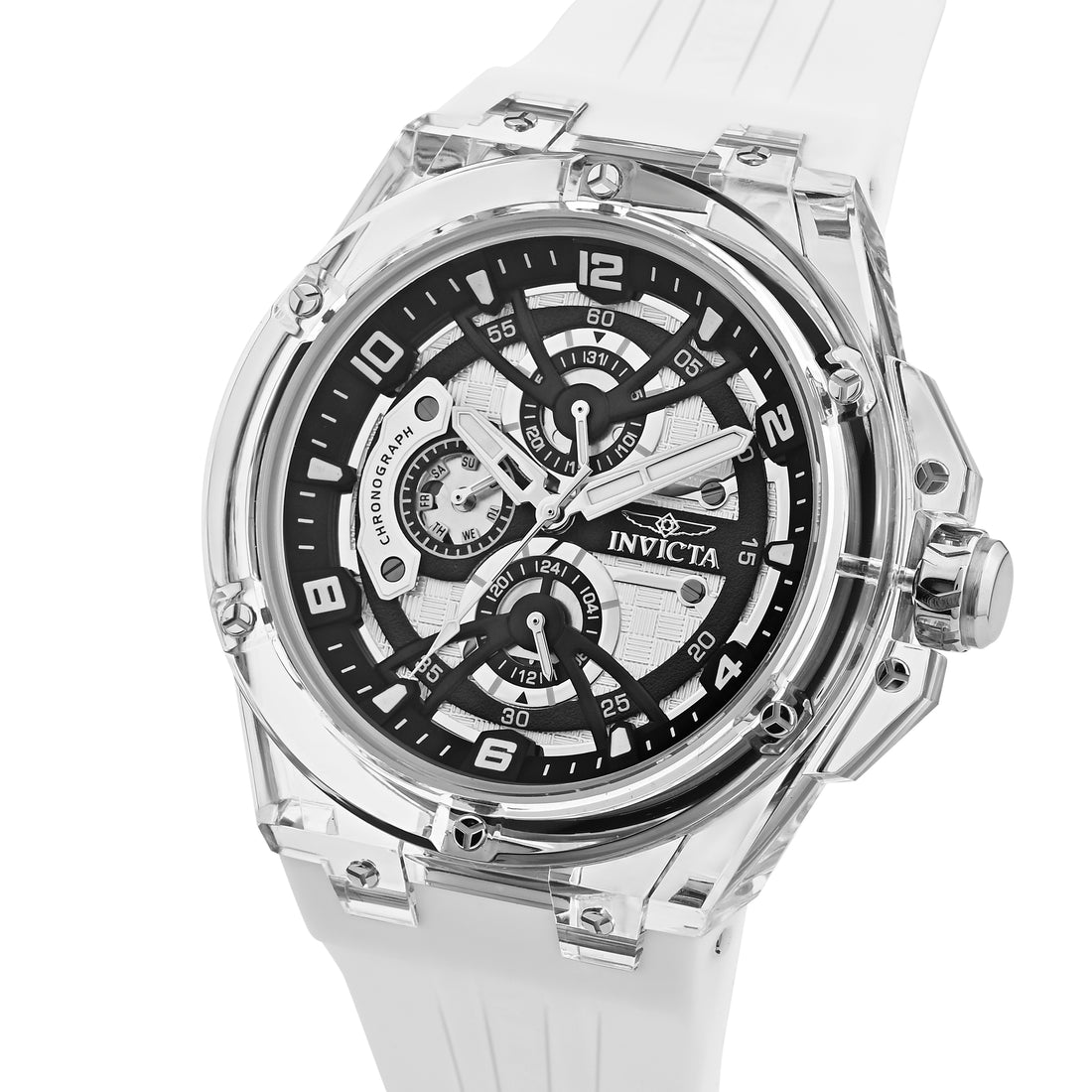 Invicta Invicta Racing Quartz Silver Dial Analog Watch For - Gents 48800