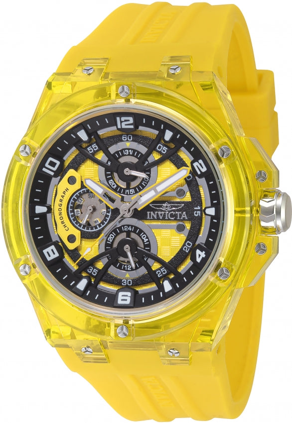 Invicta Invicta Racing Quartz Yellow Dial Analog Watch For - Gents 48802