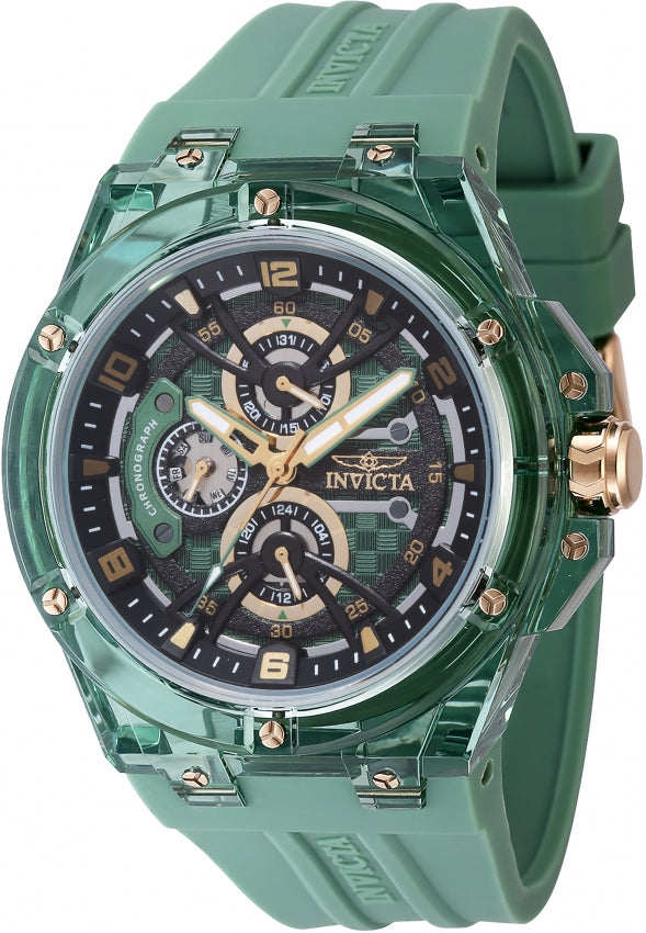 Invicta Invicta Racing Quartz Green Dial Analog Watch For - Gents 48805