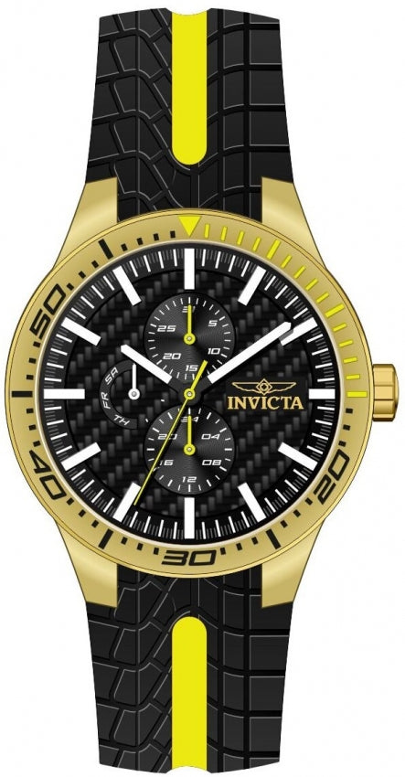 Invicta Racing Quartz Black Dial Analog Watch For Gents - 48873