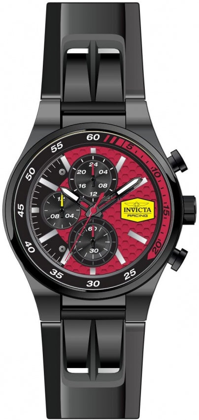 Invicta Racing Quartz Red Dial Analog Watch For Gents - 48877