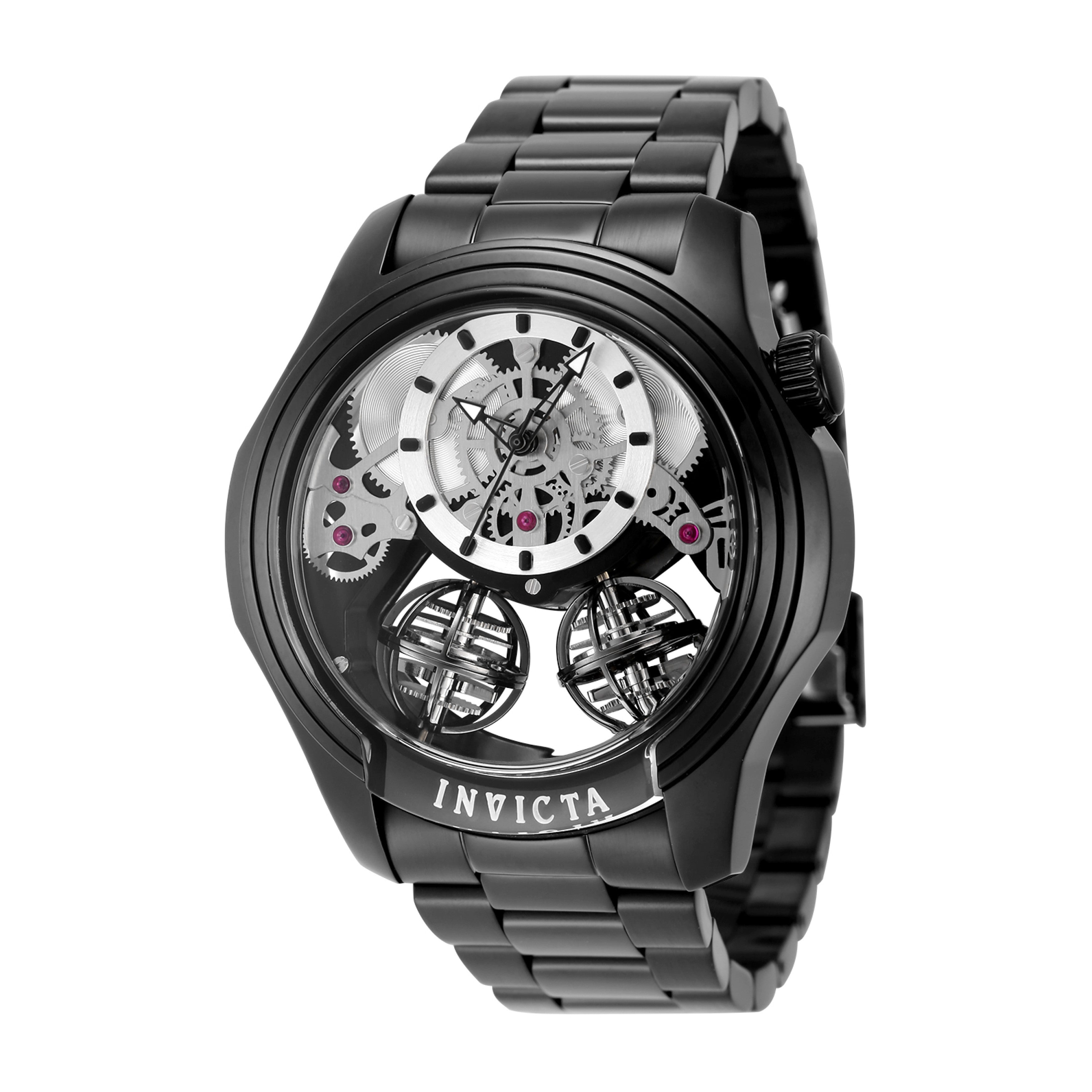INVICTA Specialty Quartz Movement Black Analog  Dial Watch For Gents- 48899