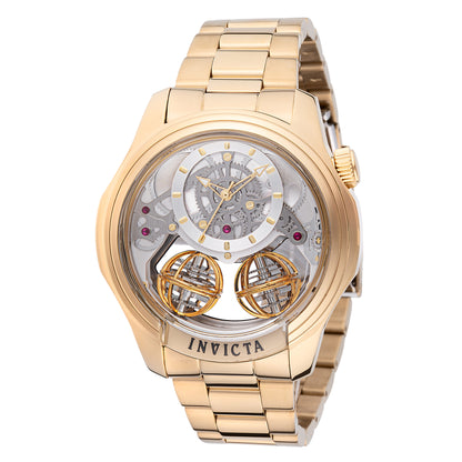 INVICTA Specialty Quartz Movement Gold Analog  Dial Watch For Gents- 48900