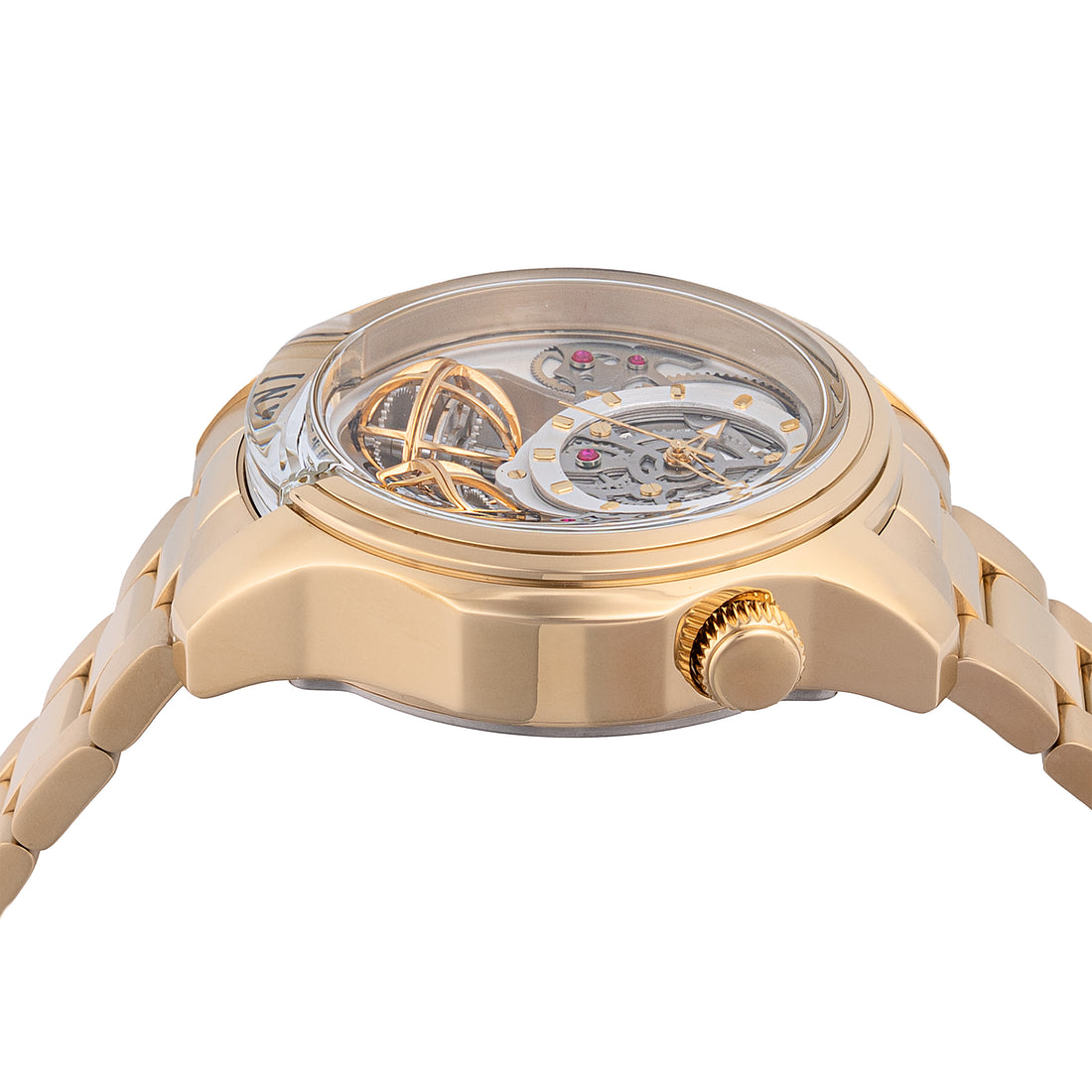 INVICTA Specialty Quartz Movement Gold Analog  Dial Watch For Gents- 48900