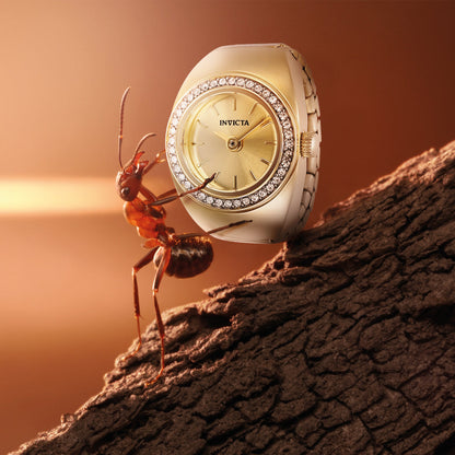 Invicta  Gold  Finger Ring Watch For - Ladies 48944