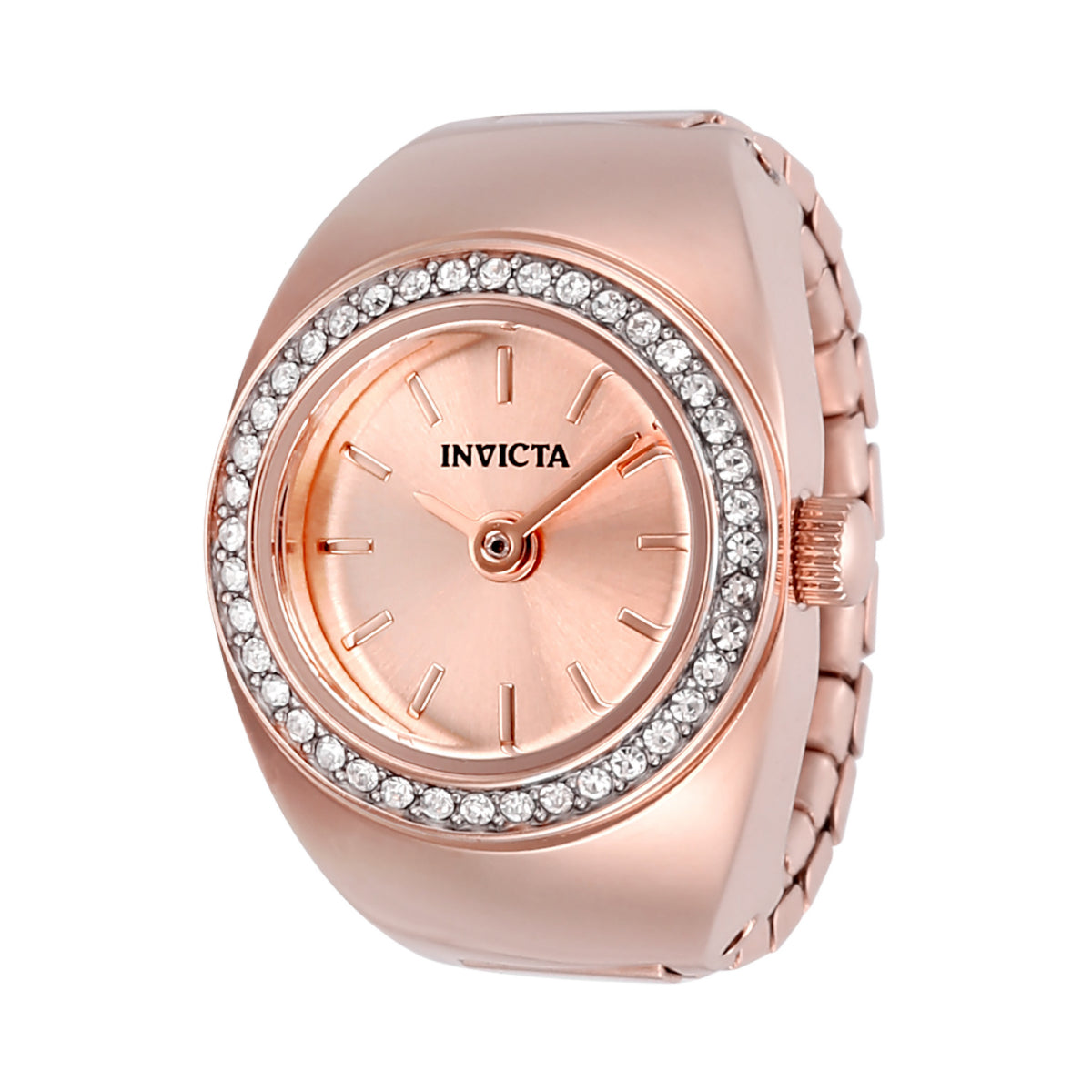 Invicta  Rose Gold  Finger Ring Watch For - Ladies 48945