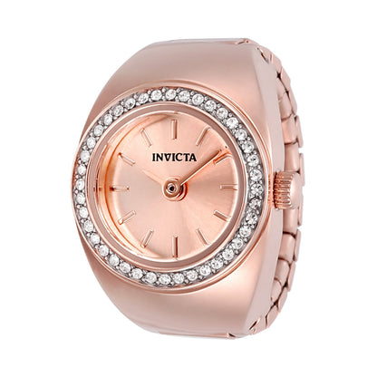 Invicta  Rose Gold  Finger Ring Watch For - Ladies 48945
