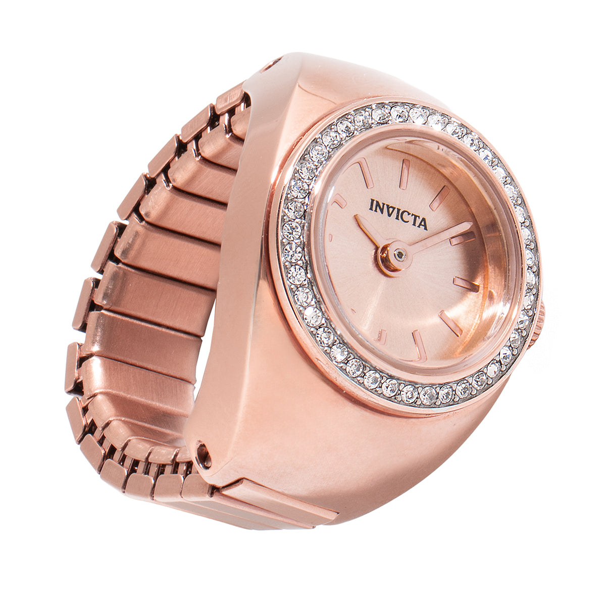Invicta  Rose Gold  Finger Ring Watch For - Ladies 48945
