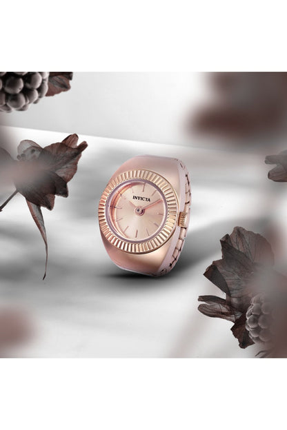 Invicta  Rose Gold  Finger Ring Watch For - Ladies 48948