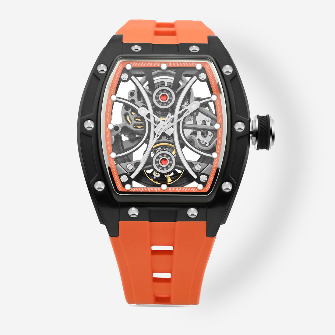 Invicta S1 Rally Automatic Orange Dial Analog Watch For Gents - 49020