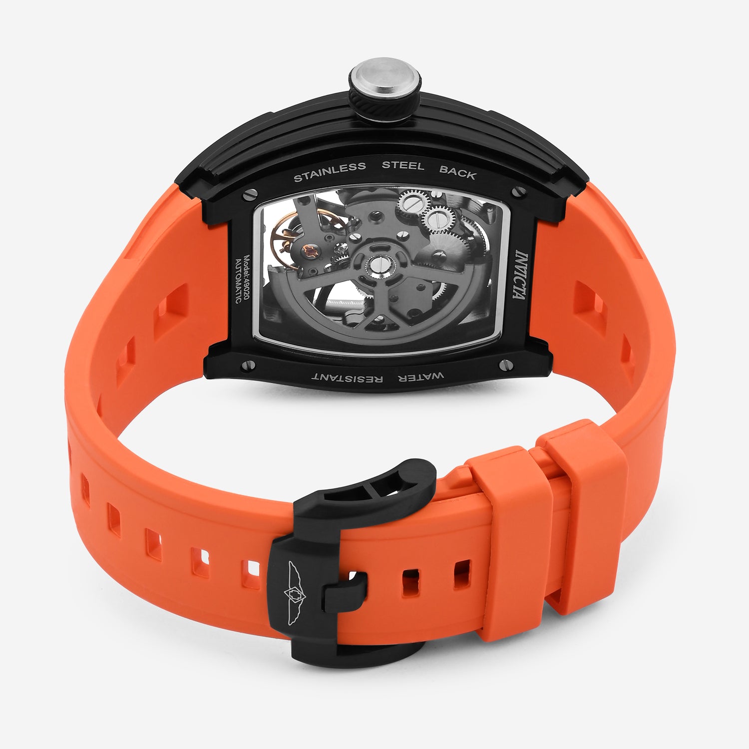 Invicta S1 Rally Automatic Orange Dial Analog Watch For Gents - 49020