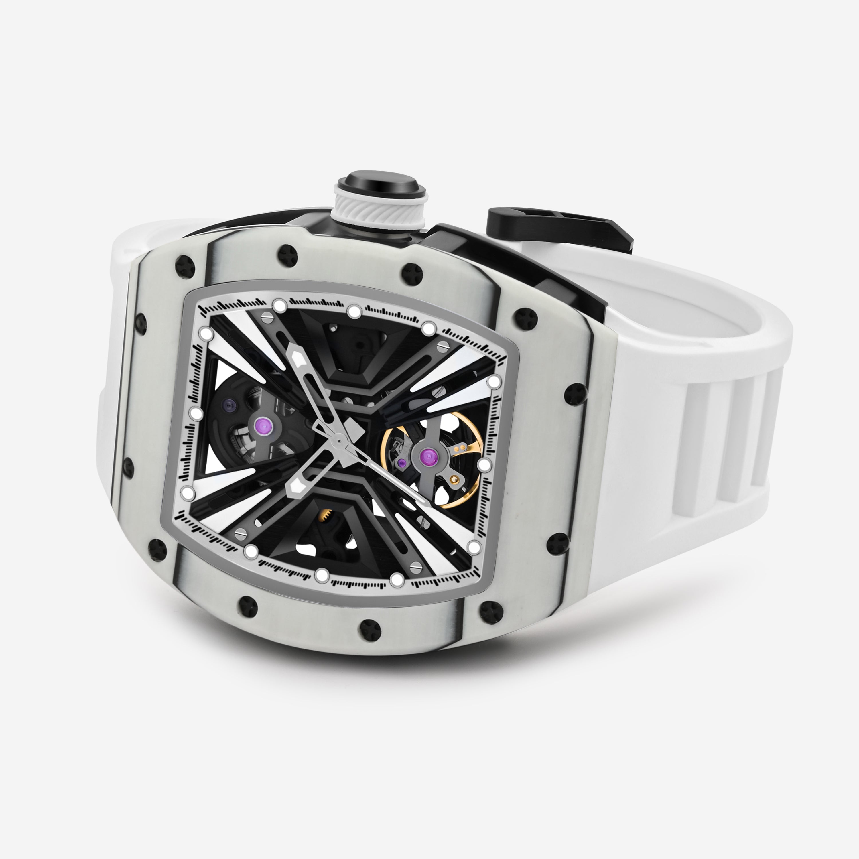 Invicta S1 Rally Automatic White Dial Analog Watch For Gents - 49028