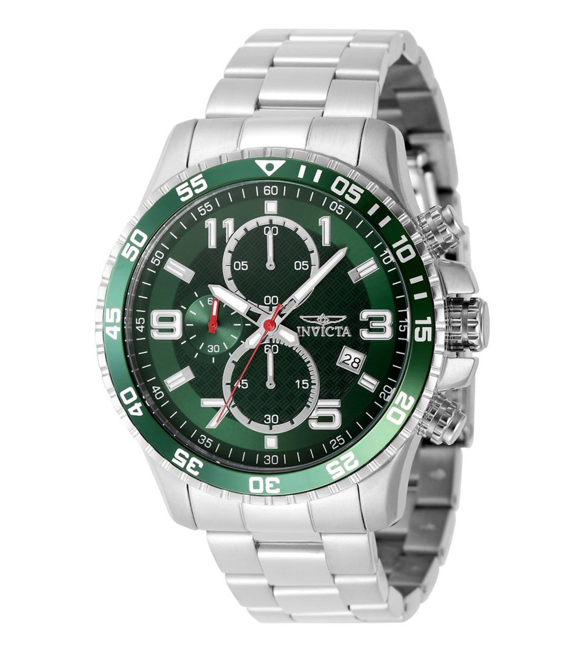 Invicta Specialty Quartz Green Dial Analog Watch For Gents - 49094