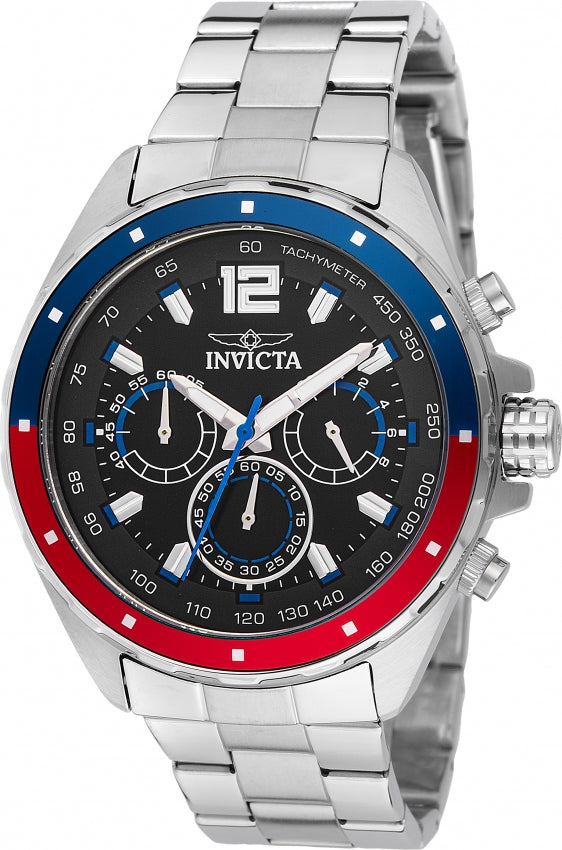Invicta Speedway Quartz Black Dial Watch For Gents - 49362