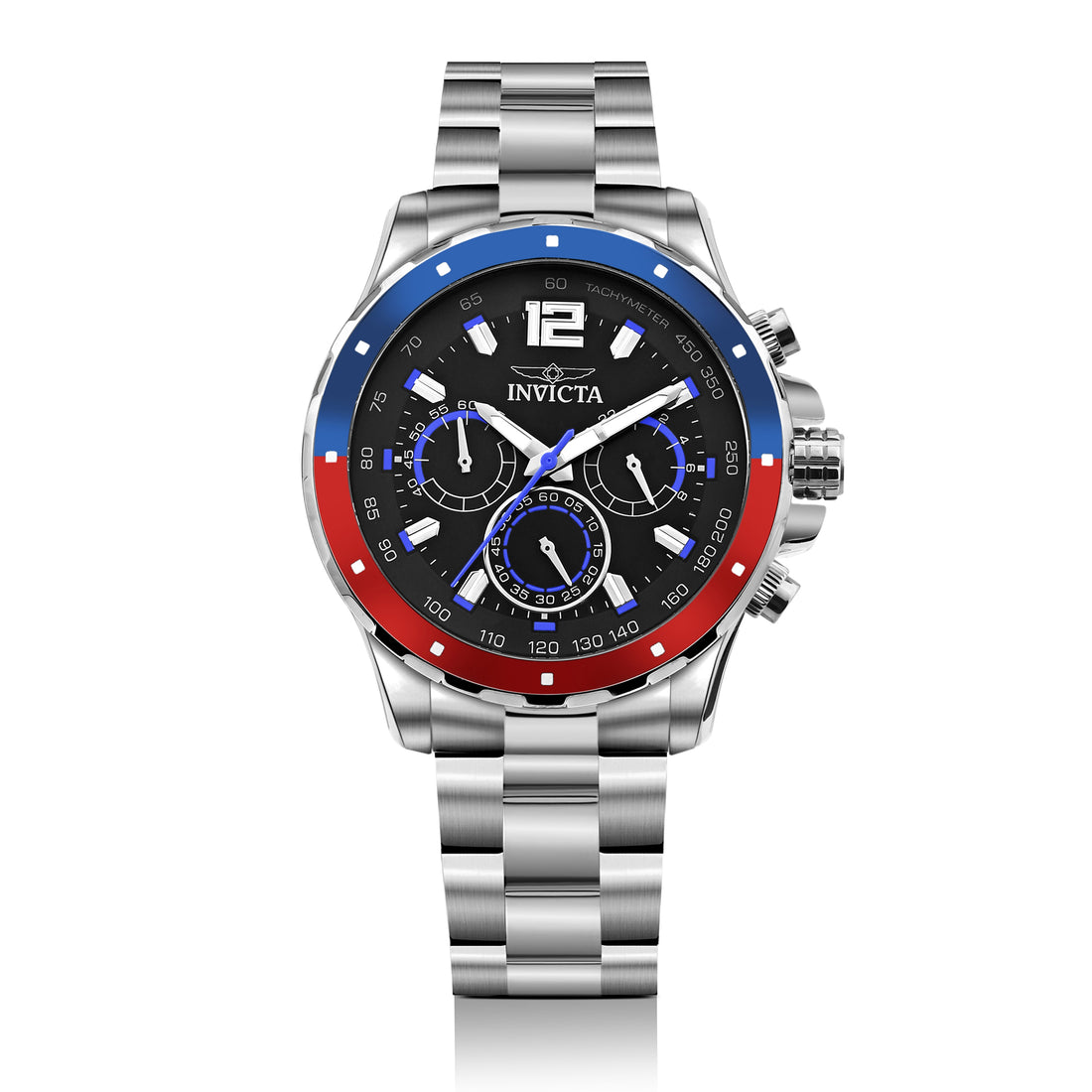 Invicta Speedway Quartz Black Dial Watch For Gents - 49362