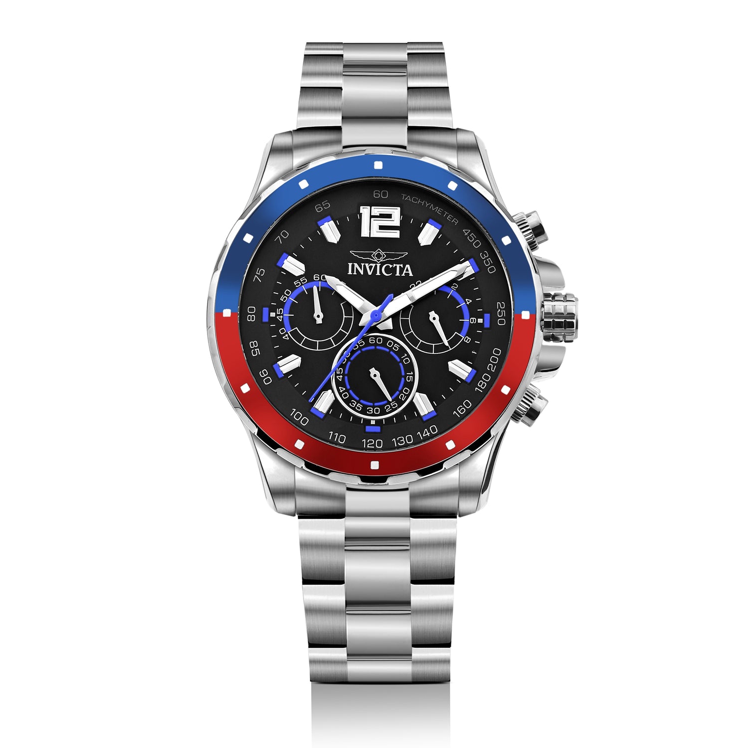 Invicta Speedway Quartz Black Dial Watch For Gents - 49362