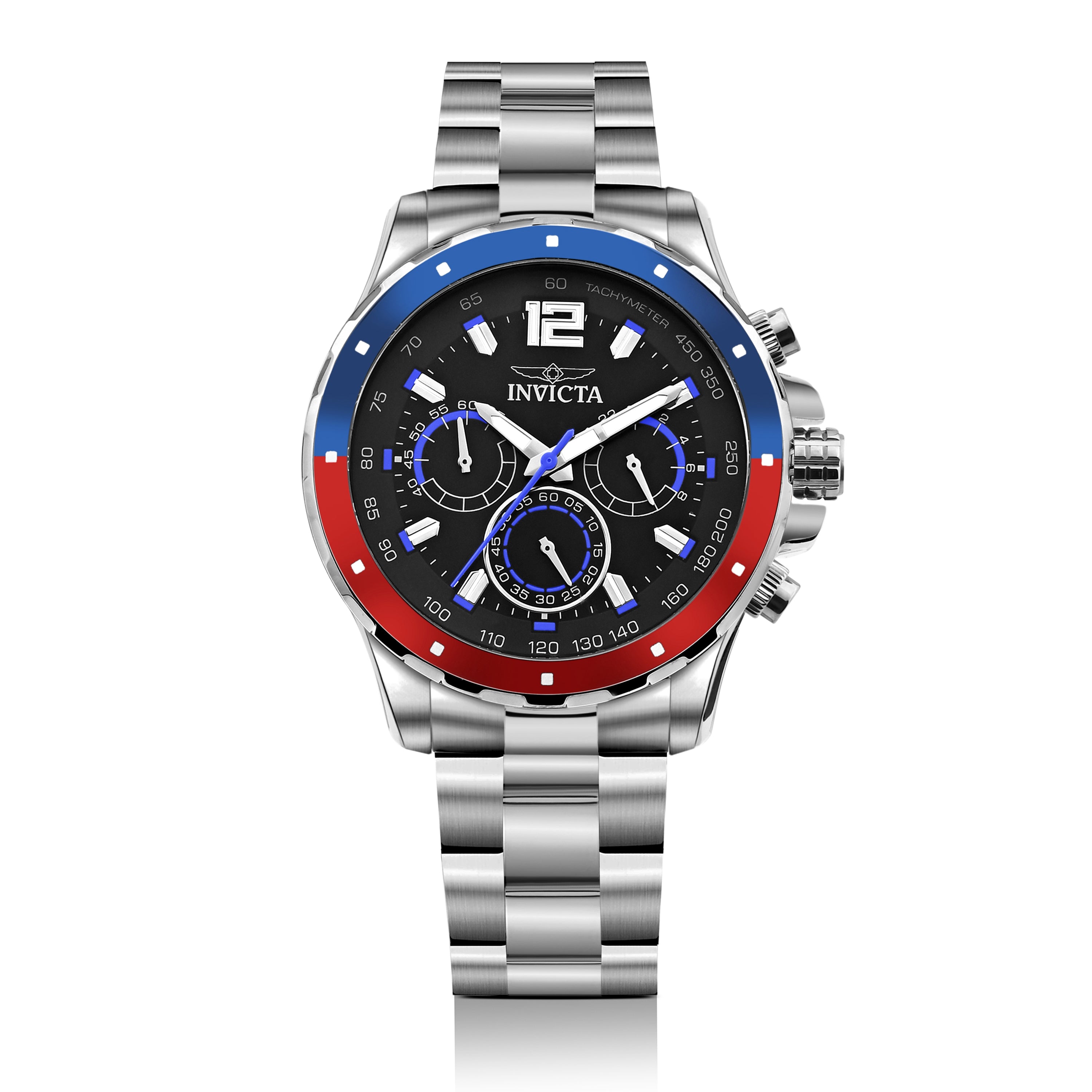 Invicta Speedway Quartz Black Dial Watch For Gents - 49362