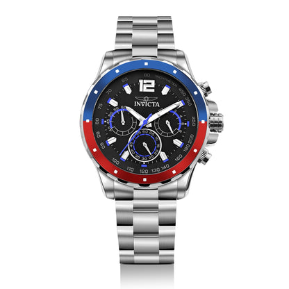 Invicta Speedway Quartz Black Dial Watch For Gents - 49362