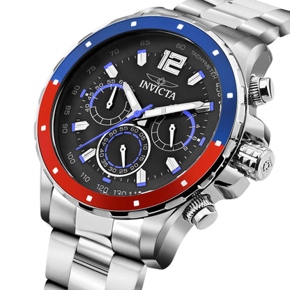 Invicta Speedway Quartz Black Dial Watch For Gents - 49362