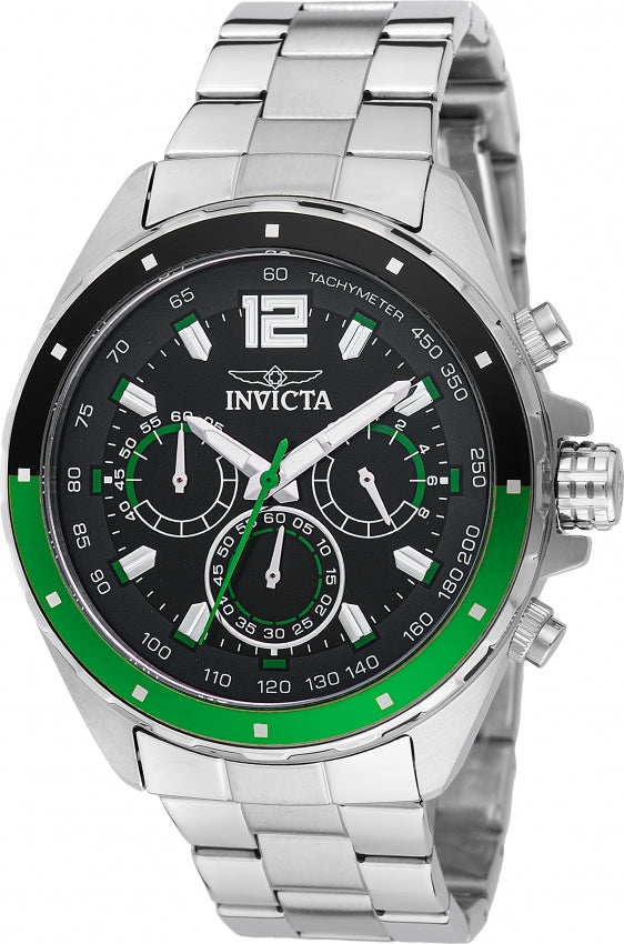 Invicta Speedway Quartz Black Dial Watch For Gents - 49363
