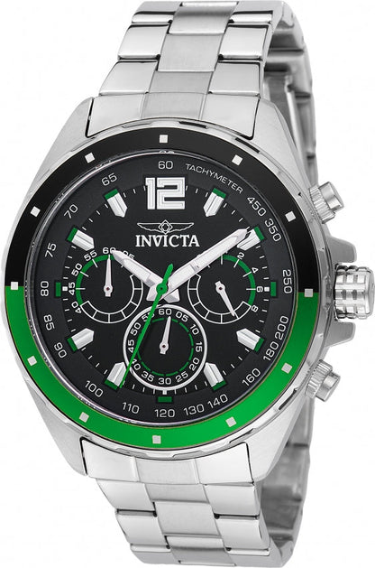 Invicta Speedway Quartz Black Dial Watch For Gents - 49363