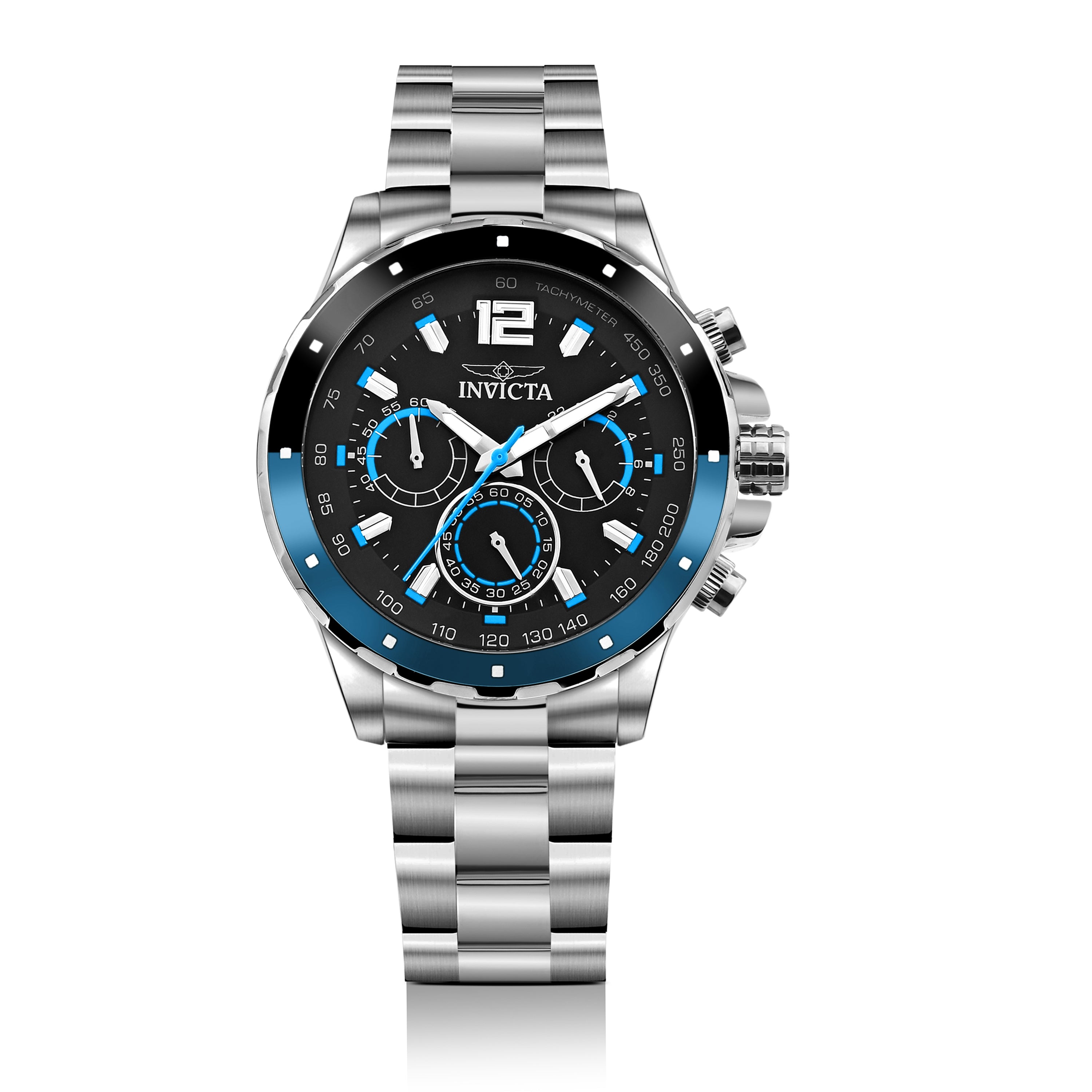 Invicta Speedway Quartz Black Dial Watch For Gents - 49364