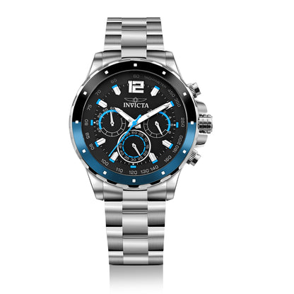 Invicta Speedway Quartz Black Dial Watch For Gents - 49364