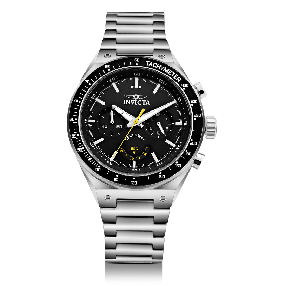 Invicta Speedway Quartz Black Dial Watch For Gents - 49376