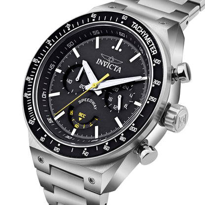 Invicta Speedway Quartz Black Dial Watch For Gents - 49376